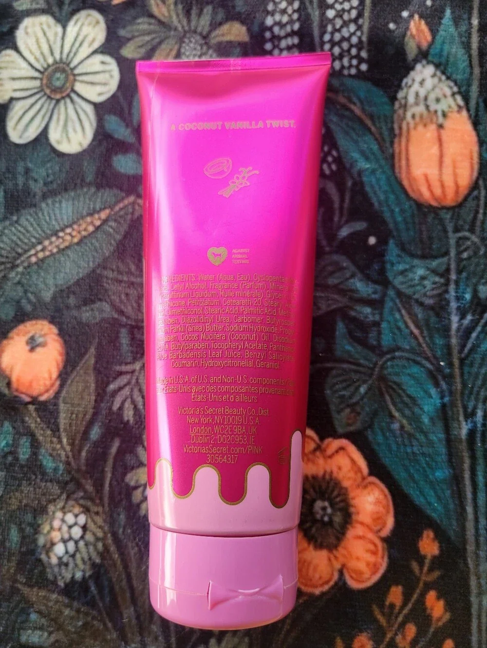 VICTORIA’S SECRET PINK COCONUT FRAGRANCE CREAM ICE VANILLA BODY LOTION 8 oz